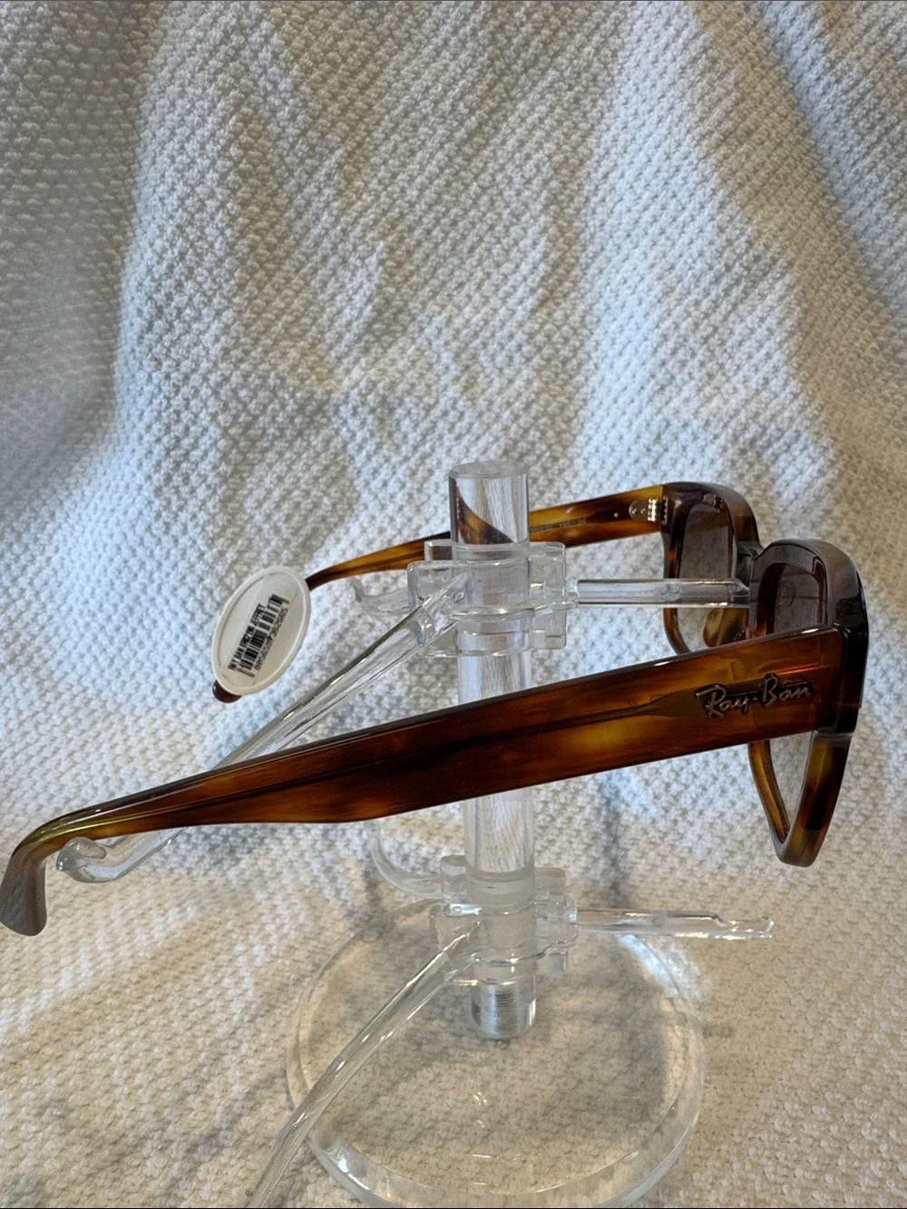 RARE Ray-Ban 2190Brown Tortoiseshell Rectangular Sunglasses with Gradient Lenses